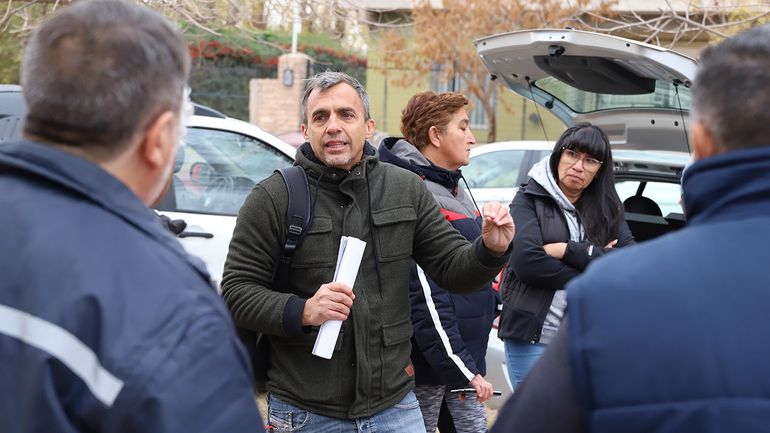 Julio Dujka, secretario de Gobierno del Municipio encabezó el encuentro.