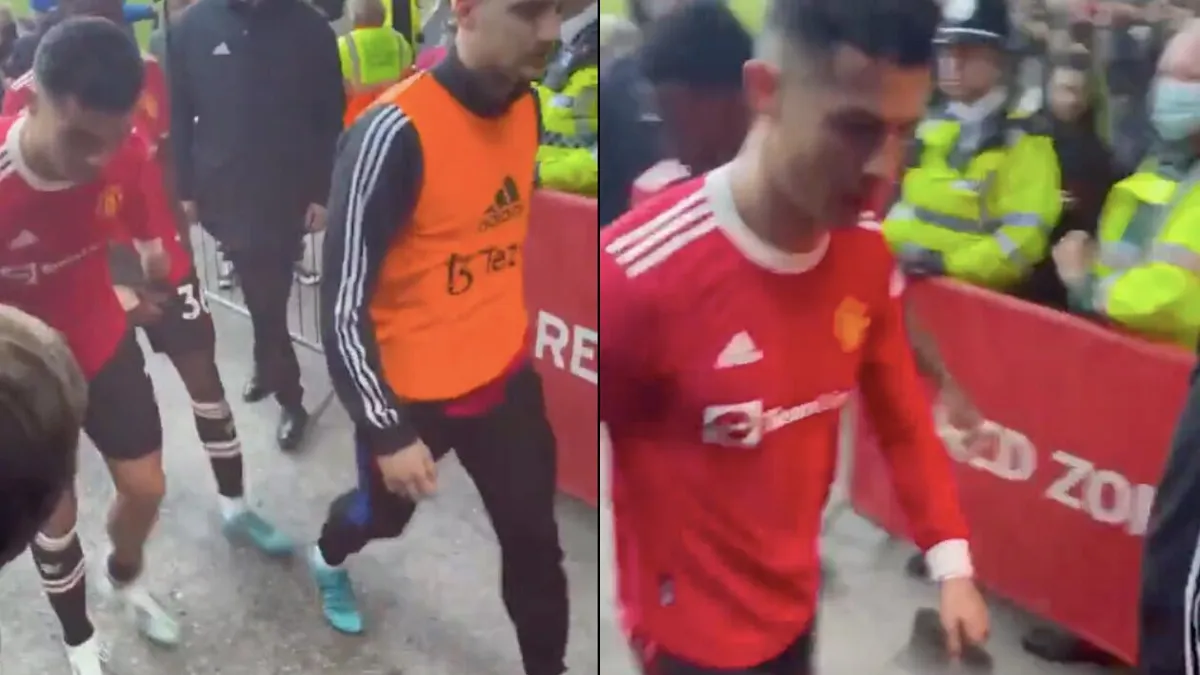 La pésima reacción de Ronaldo con un hincha después de una derrota