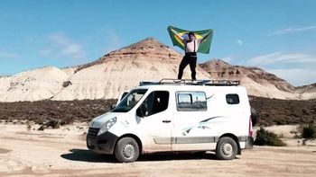 Omar, el panadero que irá con su mujer Angélica en motorhome a Brasil junto al resto del grupo.