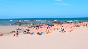Piedras Coloradas, la playa donde los chicos compartían una fiesta. La foto es de archivo&nbsp;