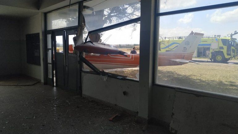 El video que muestra el accidente en el aeropuerto neuquino
