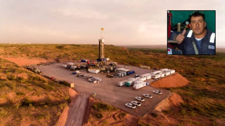 Dolor por la muerte del trabajador petrolero.