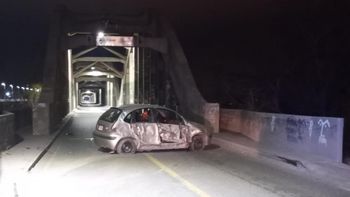 El accidente ocurrió en el acceso al puente viejo entre Neuquén y Cipolletti