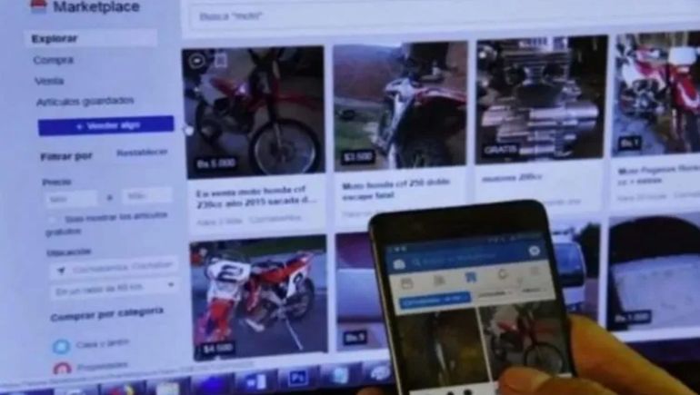 Quisieron comprar un motory los estafaron en casi medio millón
