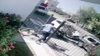 robo una bicicleta y quedo todo grabado