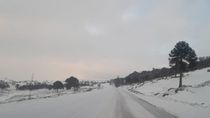 Pino Hachado se encuentra inhabilitado por acumulación de hielo y nieve.