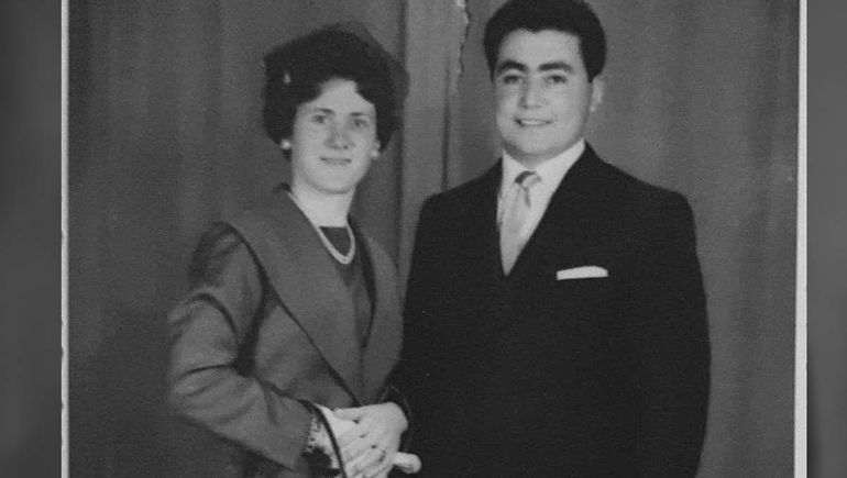 Don Elías Adra e Isabel Hoffer, matrimonio descendiente de pioneros