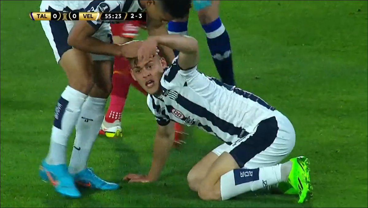 La escalofriante lesión que sufrió Girotti en la eliminación de Talleres ante Vélez