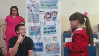 Ian, el odontólogo del Hospital de El Cuy.