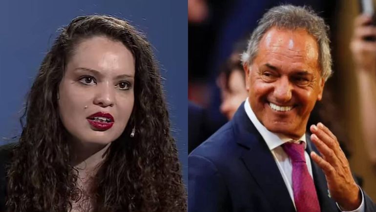 Mayra Arena insultó fuertemente a Daniel Scioli durante una entrevista en vivo