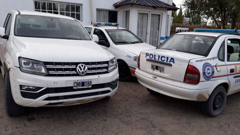 La camioneta y el azúcar quedaron secuestradas en el puesto caminero.