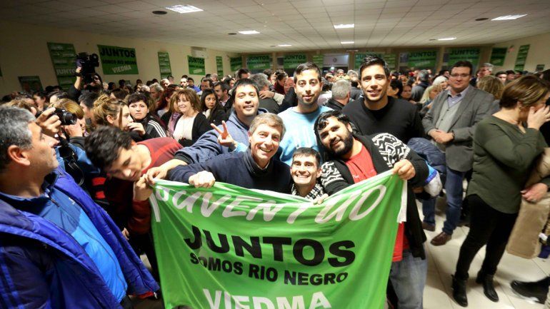 Fabián Gatti encabezó una actividad partidaria en Valle Medio.