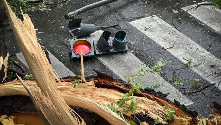 En siete fotos: los destrozos que provocó el temporal en provincia de Buenos Aires y Capital Federal