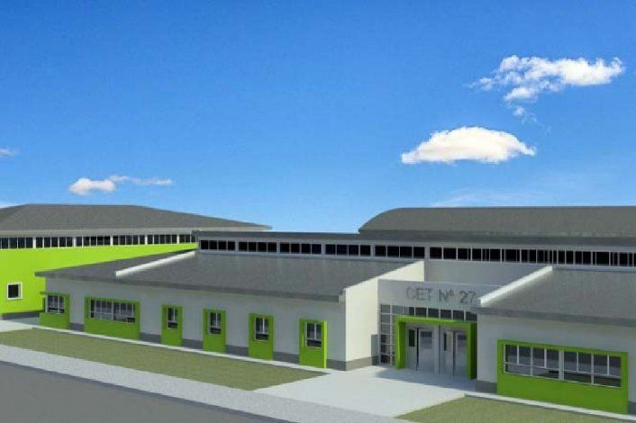 Consistirá en la construcción de ocho aulas