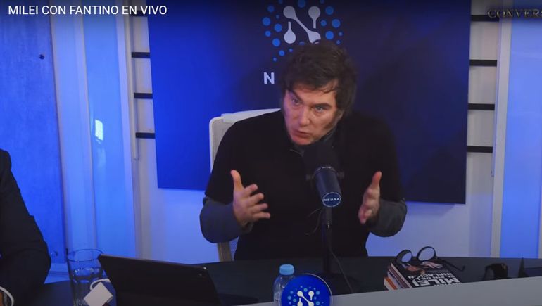 El presidente Javier Milei aseguró en un canal de streaming que buscará la reelección.