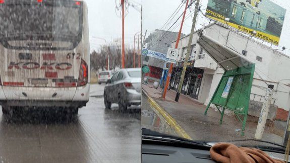 Escrachan a colectivero imprudente: casi arrolla a dos mujeres