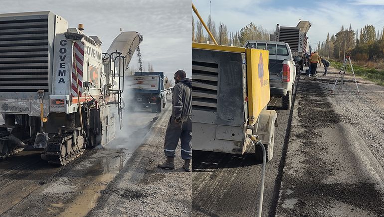 Avanzan las tareas de conservación en la Ruta 151