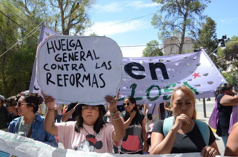 El paro general en rechazo a la reforma laboral