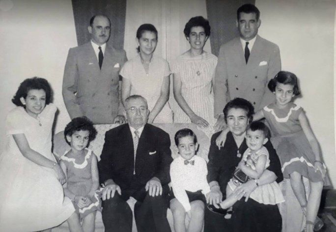 Ramón Chao y familia.