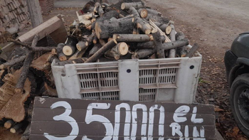 La oferta de bines de leña crece en redes sociales para los vecinos de Cipolletti.