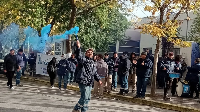 Durante el año, los gremios municipales se han mostrado combativos en la defensa  de los salarios y las condiciones laborales de los trabajadores de la comuna.