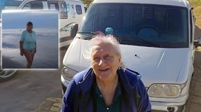 Anita, en el Motorhome con el que viaja sola por el país y el continente y la playa que descubrió en este viaje. | LMCipolletti.com Anita, en el Motorhome con el que viaja sola por el país y el continente y la playa que descubrió en este viaje.