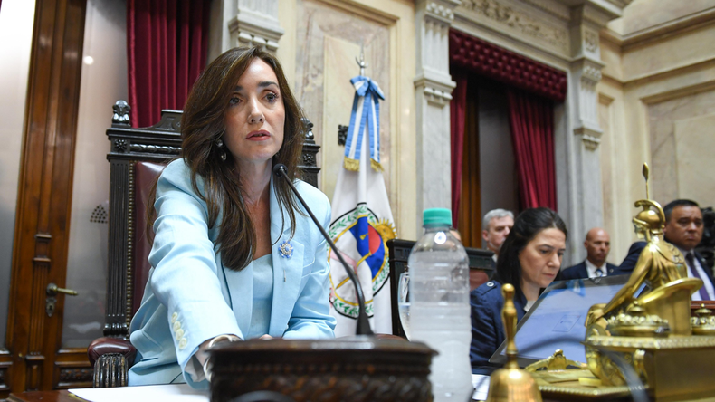 La vicepresidenta Victoria Villarruel llamó a una sesión especial del Senado / Foto Archivo