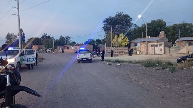 La persecución comenzó cuando los efectivos vieron una moto que circulaba sin luces con dos ocupantes. Foto: Gentileza.