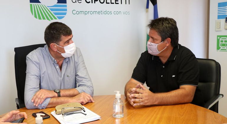 Di Tella recibió al intendente de Neuquén Mariano Gaido