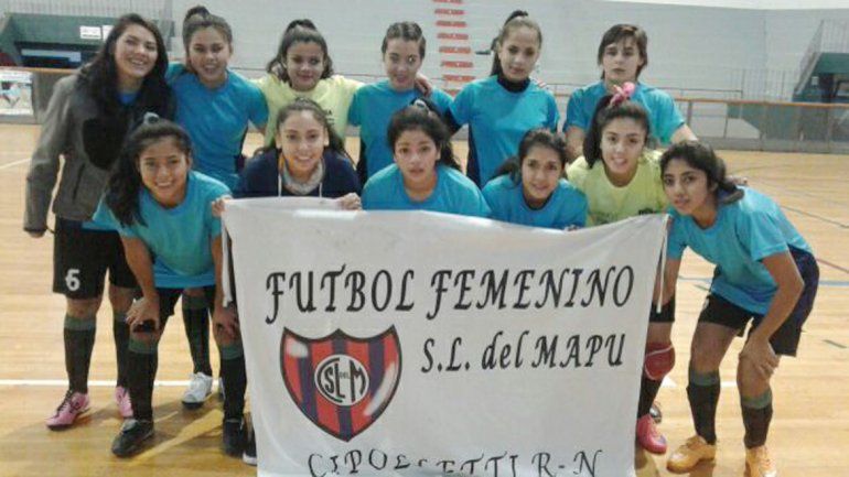 El equipo rionegrino en el nacional de San Juan.