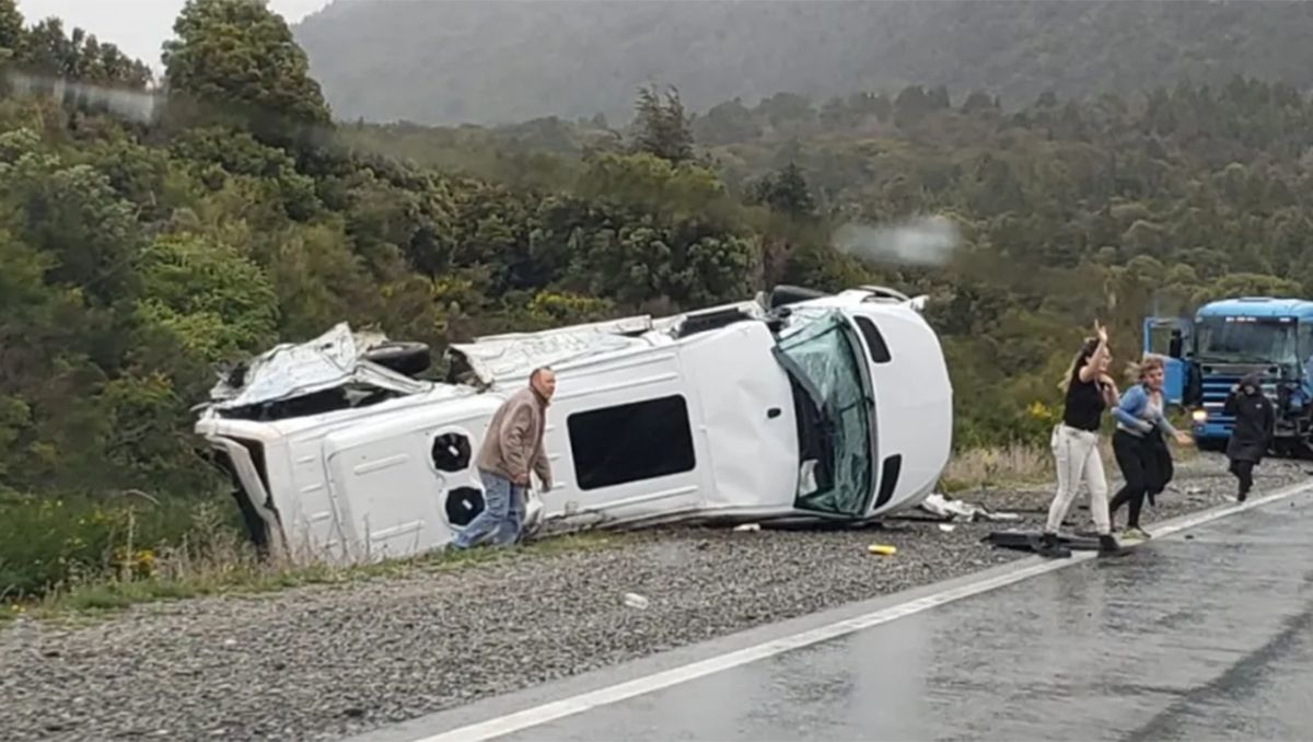 El choque fatal se produjo en el kilómetro 2073 de la Ruta 40.
