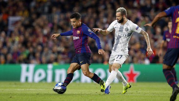 Con Messi en la tribuna