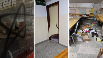 Este lunes, el CET 9 fue protagonista de un robo y vandalismo en sus instalaciones.