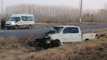 El accidente se produjo en Ruta 7, cerca de San Patricio del Chañar / Foto Gentileza
