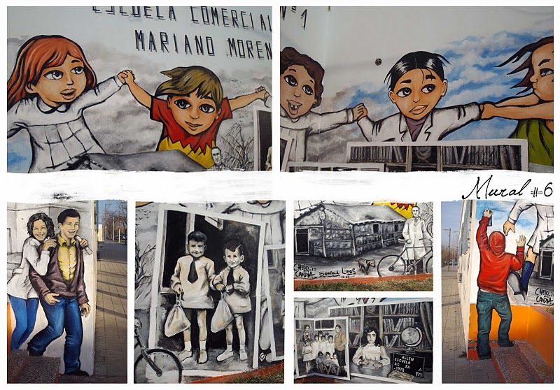 El CEM Nº 71 ya integra la Galería a Cielo abierto en Allen