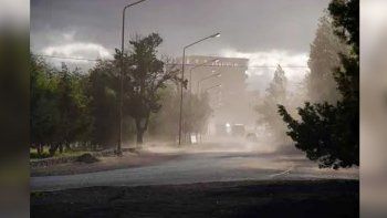 Se pronosticaron ráfagas por encima de los 100 kilómetros por hora.