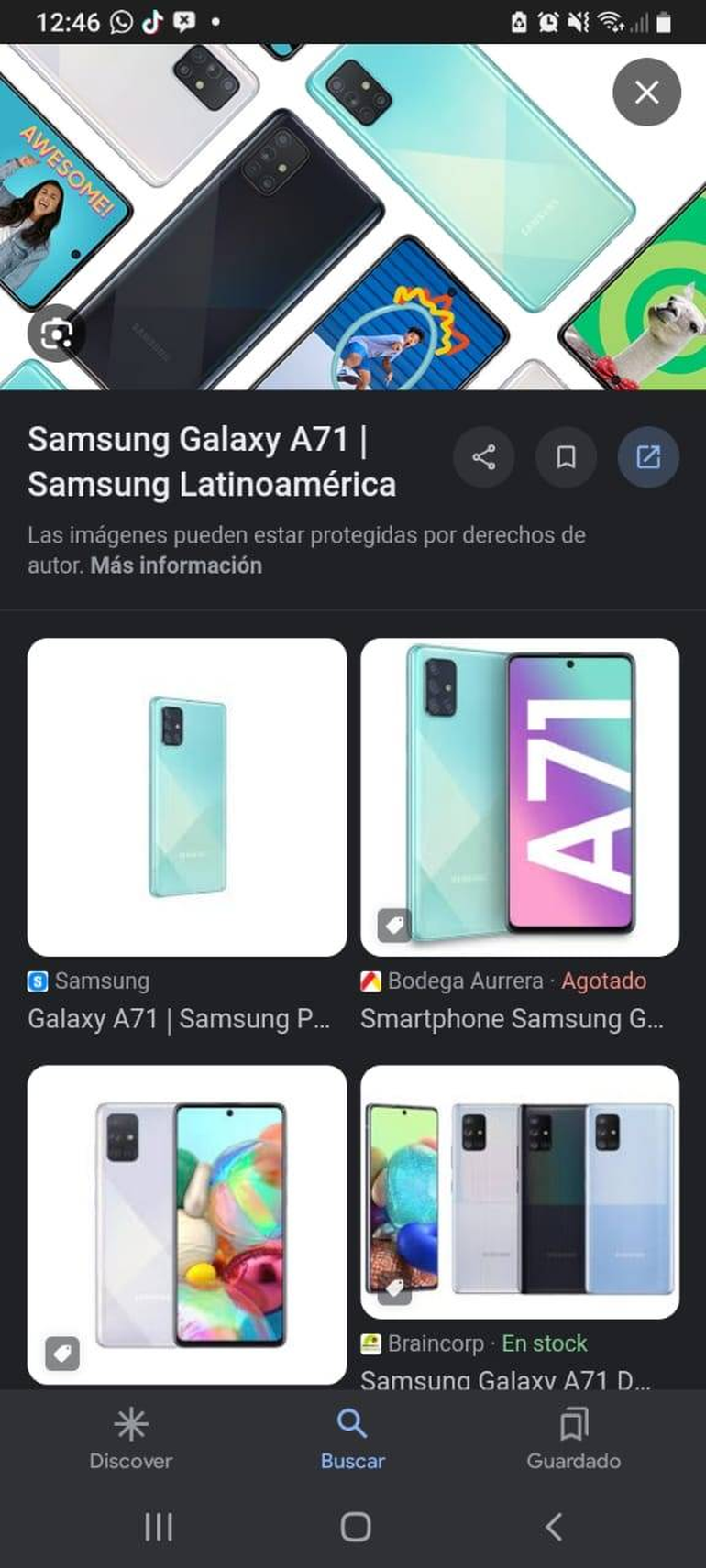 El modelo del celular arrebatado. El modelo del celular arrebatado.