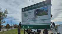 La obra Parque del Mercado, inició su primera etapa sobre calle Pacheco para reconvertir el espacio público de ese sector.