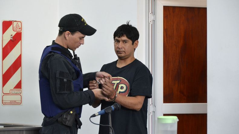 Ricardo Morales, el acusado de asesinar a Agustín Troncoso. Le iban a formular los cargos pero la audiencia se suspendió porque nombró abogado particular.&nbsp;