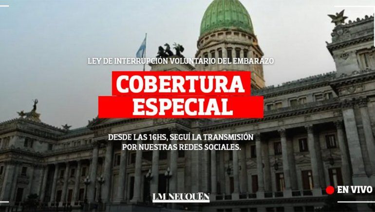 Una transmisión especial de LMN y LMC sigue el debate por el aborto