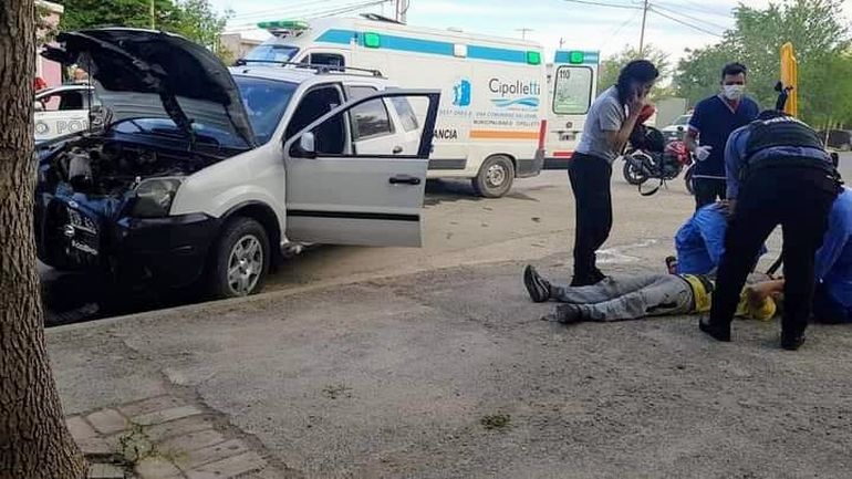 Siete autos chocaron en Cipolletti en menos de 24 horas