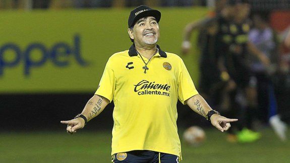 Maradona y Verónica Ojeda