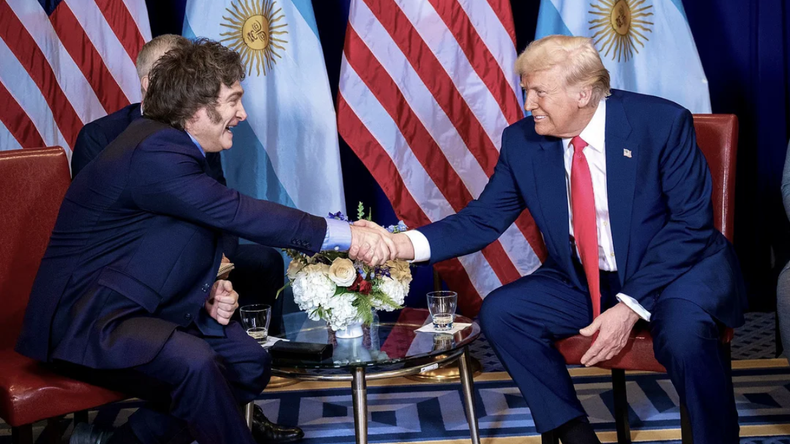 Trump convocó a Milei a participar de una organización internacional que impulsa la paz mundial