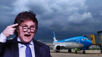 javier milei dijo que entregara aerolineas argentinas a sus empleados si no logra privatizarla