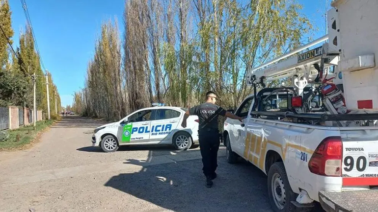 El incendio del vehículo no permitió que el hombre escape del habitáculo. Foto gentileza LCR.