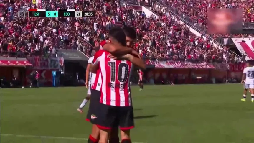 Mirá el nuevo gol de Del Prete para el Pincha líder de su zona