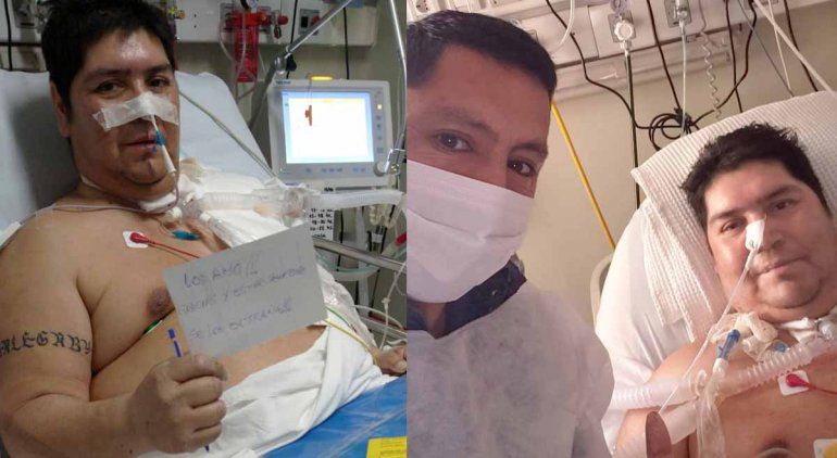 Pasó 48 días internado en el hospital y aún no puede creer que esté vivo