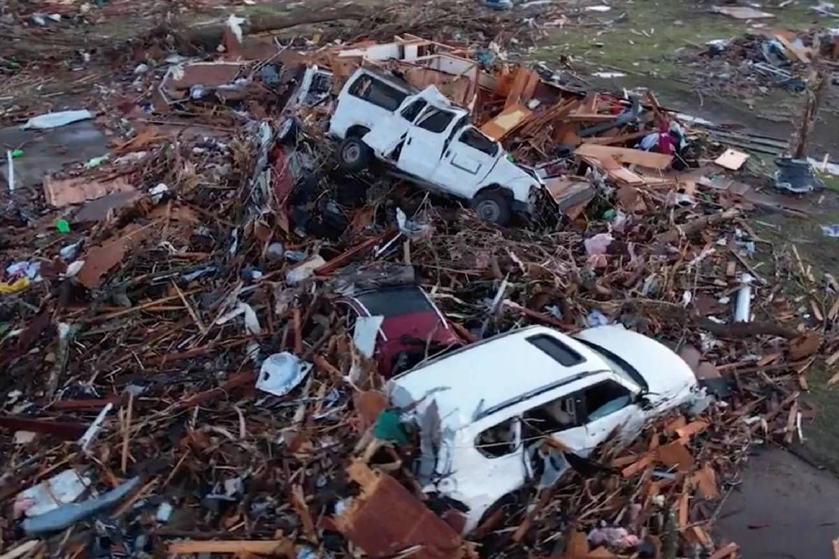 Tornado azotó Mississippi: hay 25 muertos y decenas de heridos