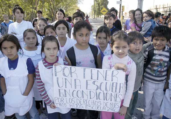 Reclamaron obras en una escuela