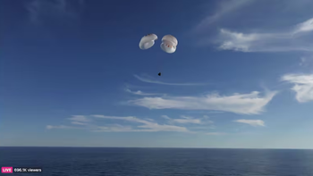 La nave bautizada Freedom trae a los astronautas varados de vuelta a la Tierra. Foto: NASA vía AP